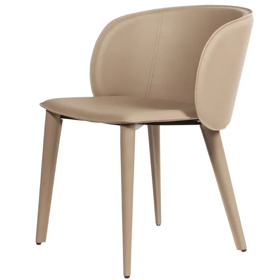 Стул Ornella, серо-бежевая фактурная кожа