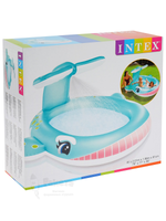 Бассейн детский надувной Кит 201х196х91 Intex 57440NP с распылителем