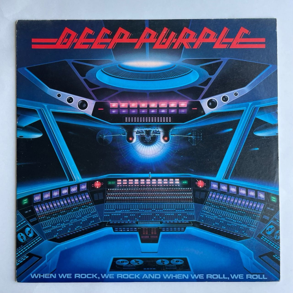 Винтажная виниловая пластинка LP Deep Purple When We Rock (Japan 1978) (No Obi) Smoke On The Water