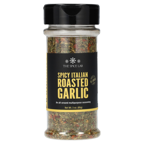The Spice Lab, универсальная приправа, пряный жареный чеснок по-итальянски, 85 г (3 унции)