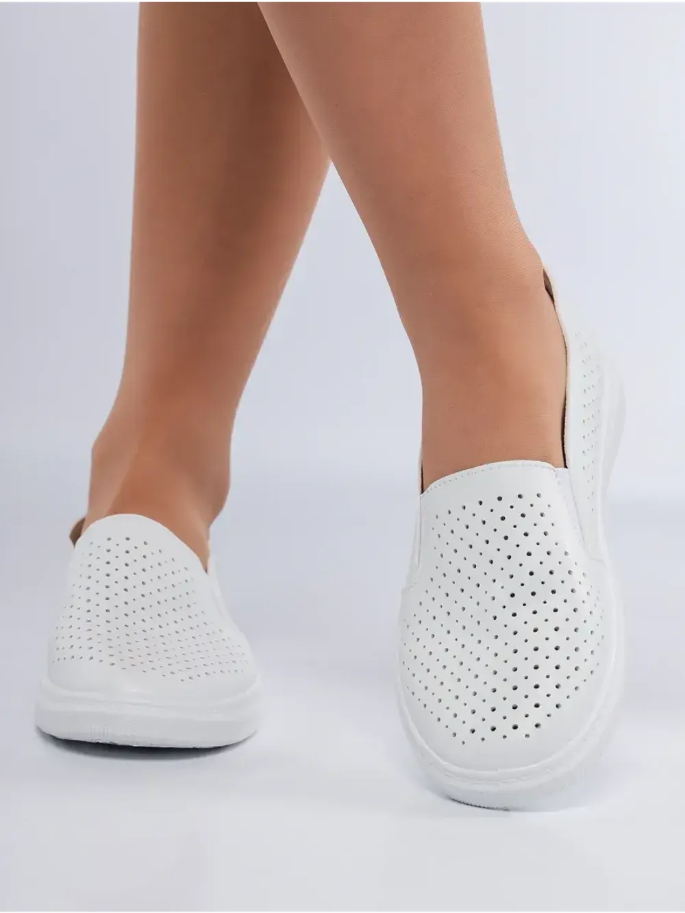 Мокасины летние с перфорацией