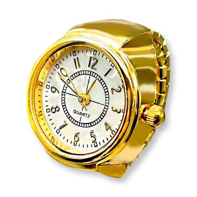 Часы-кольцо кварцевые, золотистый W9610-01