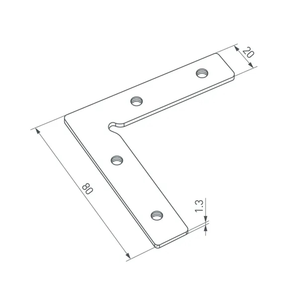 Соединитель профиля SL-LINE-4050-3L-L90 Set (Arlight, Металл) 045152