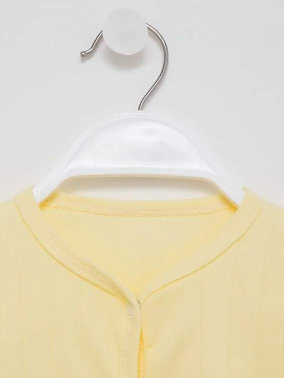 Боди детское, цвет желтый, рост 62 см