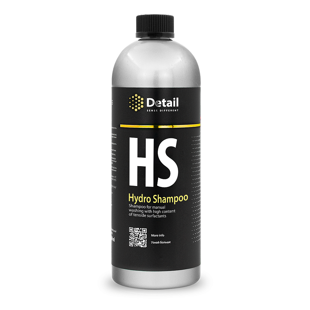 Detail HS Hydro Shampoo шампунь для ручной мойки автомобиля с гидрофобным эффектом, 1000мл