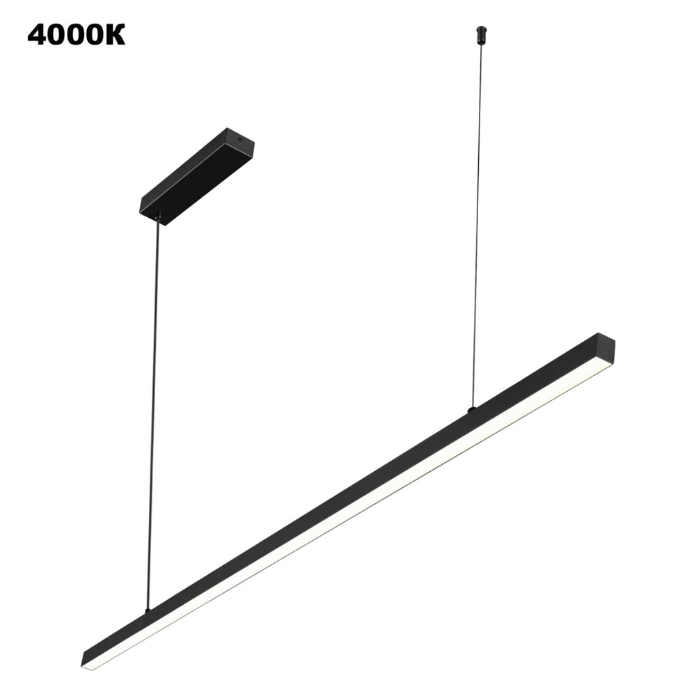 359442 OVER NT24 294 черный Светильник подвесной диммир. со сменой цв.темпер. (пульт ДУ/прилож. Smart Life) IP20 LED 48W 85-265V 3000-6000К SOTTO