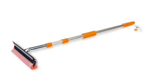 Щетка для мытья телескопическая 130 см с губкой и водосгоном Airline