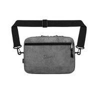 Сумка через плечо ТАЙНА L POST VNTG вельвет серый