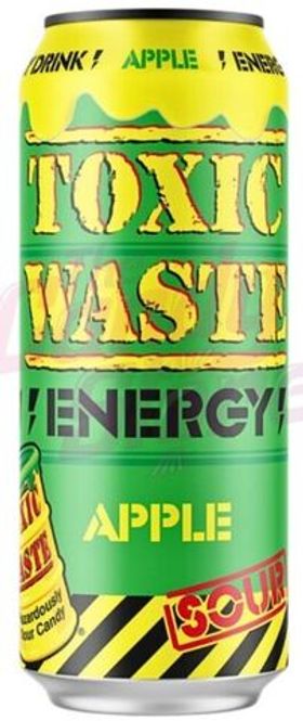 Энергетический напиток Toxic Waste Energy Кислое Яблоко 0,5л
