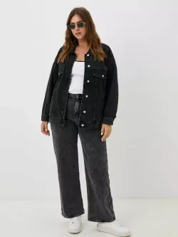 Джинсы палаццо широкие