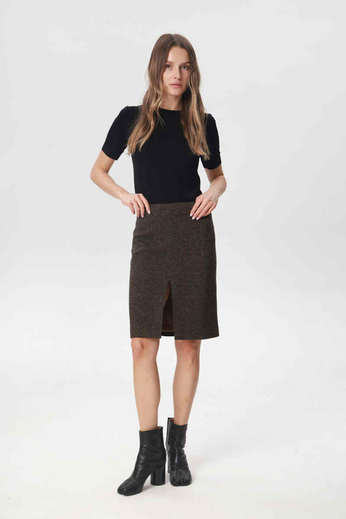 Брюки из костюмной ткани женские, черный