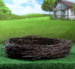 Гнездо плетеное большое