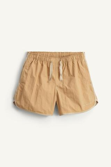 ZARA ШОРТЫ С ЭЛАСТИЧНЫМ ПОЯСОМ, ГОРЧИЧНЫЙ