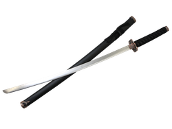 Armas Del Mundo Меч самурайский. Ножны черные, цуба медная