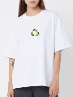 Футболка больших размеров с принтом стрелки