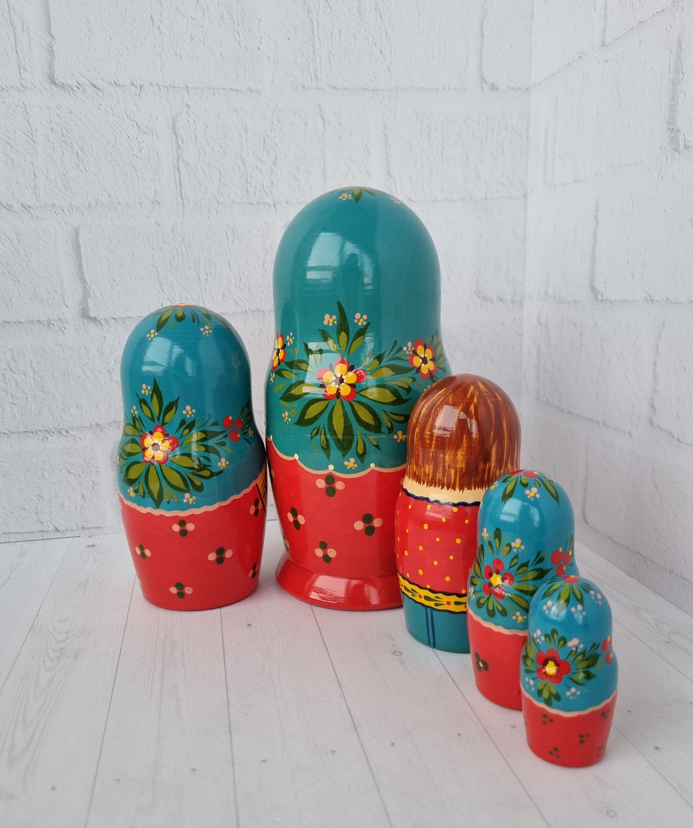 Матрешка "с курочкой" традиция 5мест