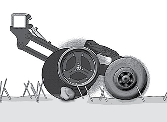 Копирующий дисковый сошник ICD Bourgault