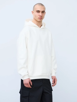 Худи оверсайз без начеса (молочный)