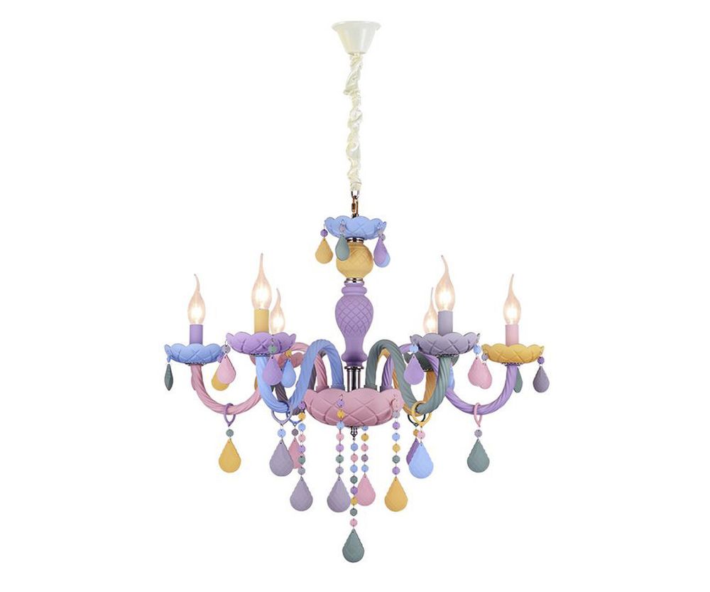 Kink Light 074175-6 Люстра Астрид мультиколор