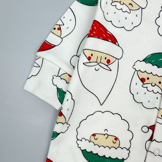 Комбинезон хлопковый "Добрый Дед Мороз" на сахаре