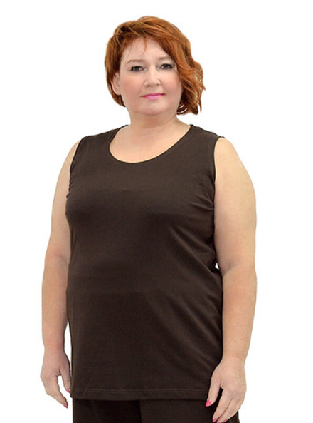 Топ из вискозы Брауни