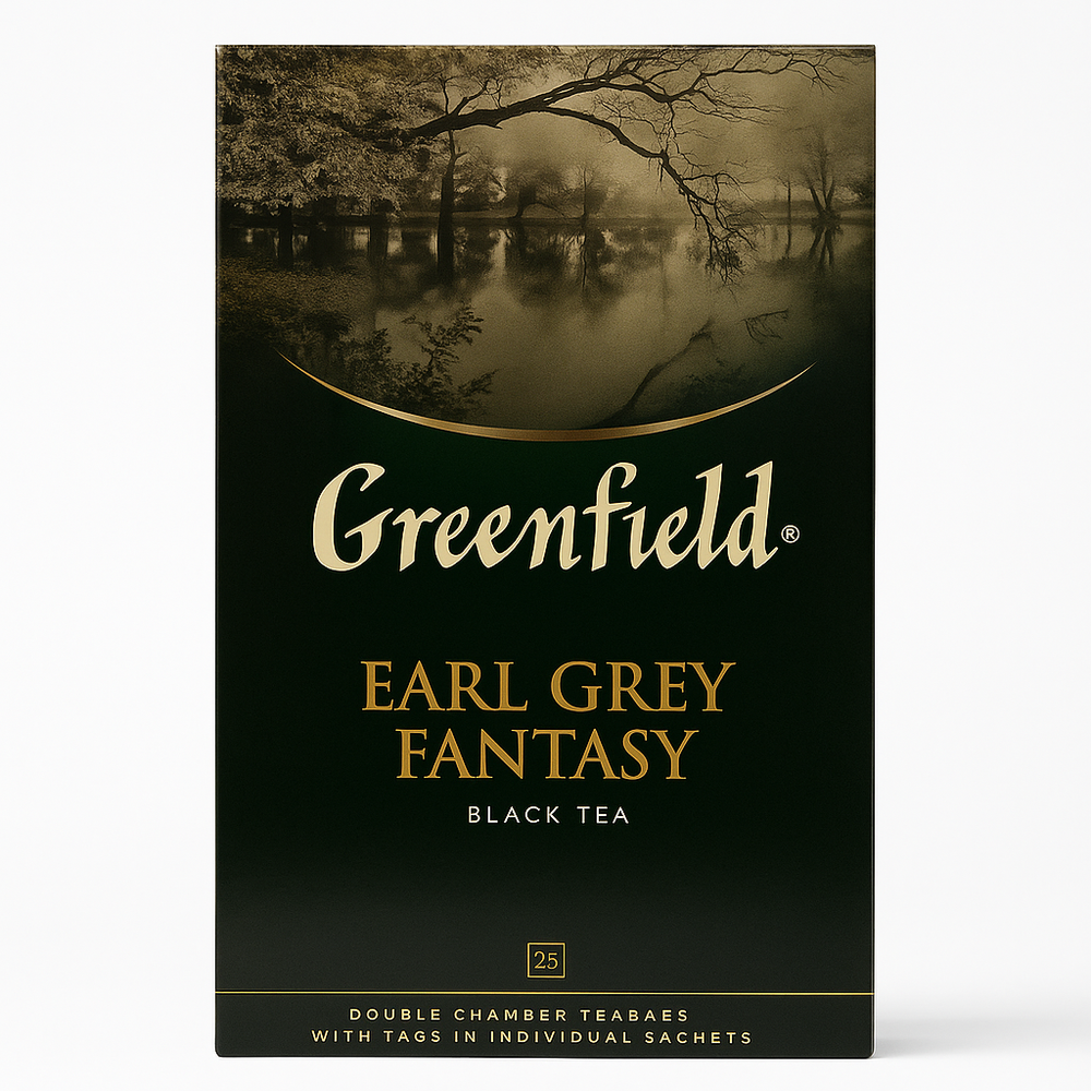 Чай черный Greenfield Earl Grey 25 пакетиков