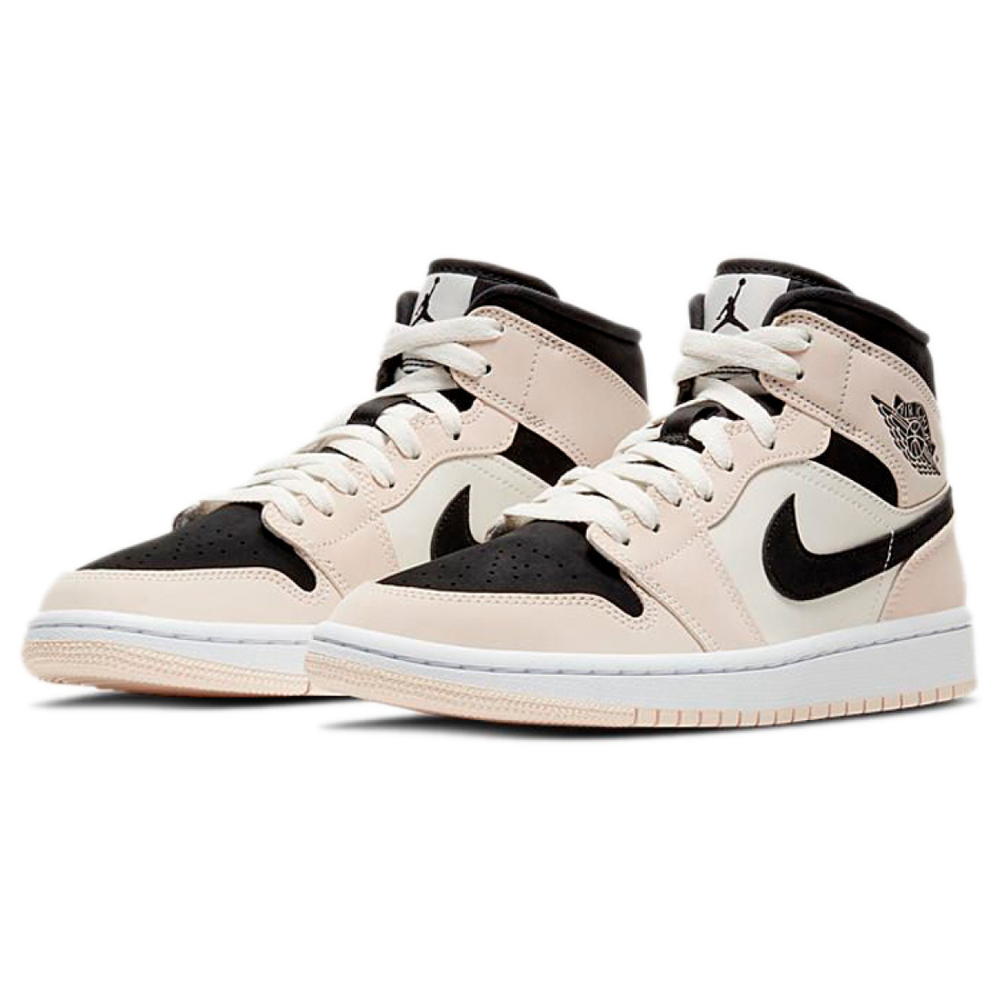 Кроссовки Air Jordan 1 Mid Barely Orange