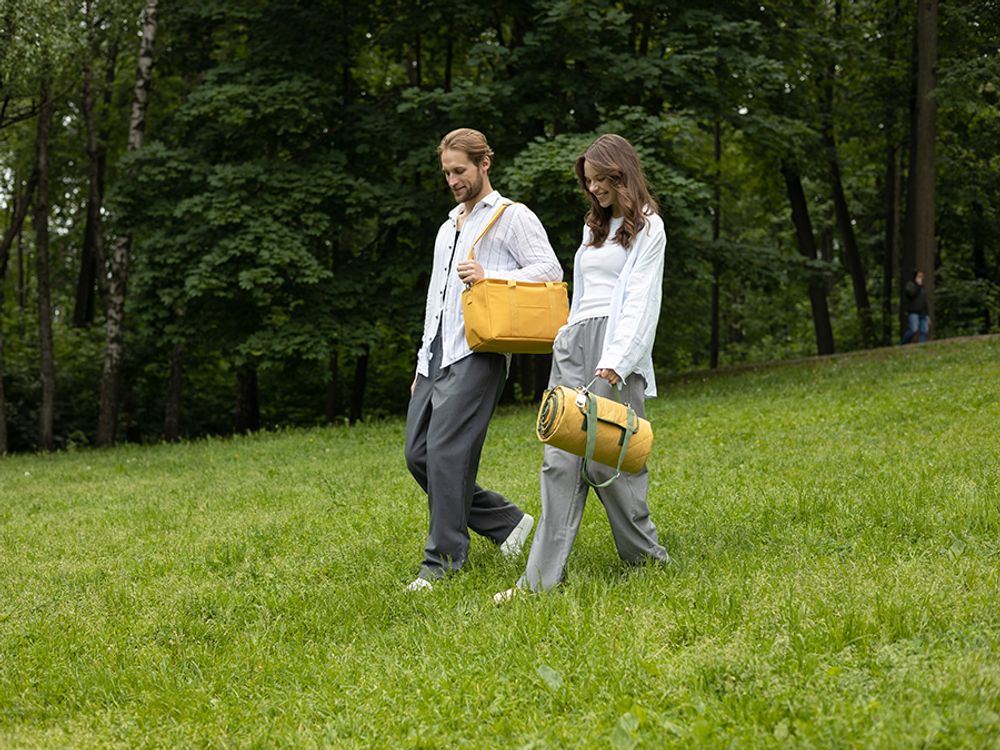 Термосумка для пикника Smart Picnic, L, горчичная