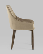 Стул Диана велюр бежевый 4 шт