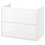 Тумба для раковины - ÄNGSJÖN АNGSJОN IKEA/ ЭНГСЬЕН ИКЕА,  80х63  см, белый