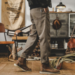 Брюки хлопковые для мужчин JerRenault американские ретро осенний сезон