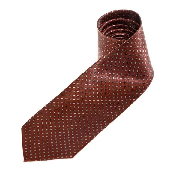 Галстук коричневый