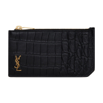 Картхолдеры и кошельки SAINT LAURENT YSL TINY MONOGRAM LOGO, 629899-DZE0W-1000