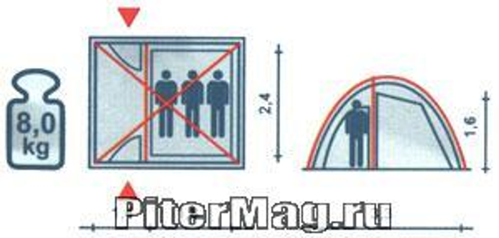 Палатка Нормал Байкал 3