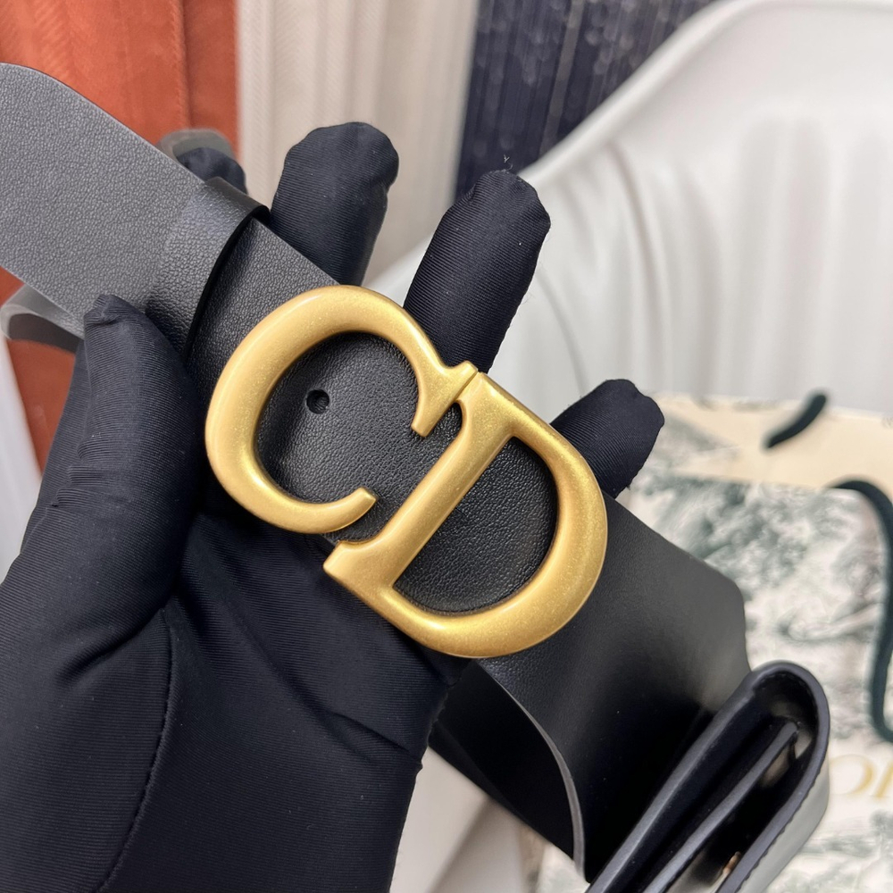 Christian Dior Saddle Belt With Pouch