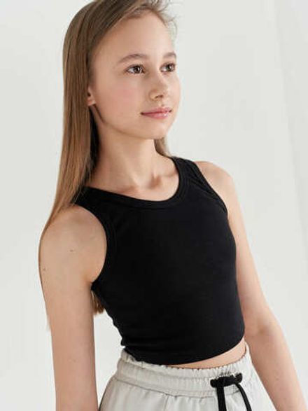 Топ из кашкорсе "УГОЛЬ" подростковый