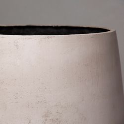 Кашпо CUBE CONCRETE WHITE 50x50x50