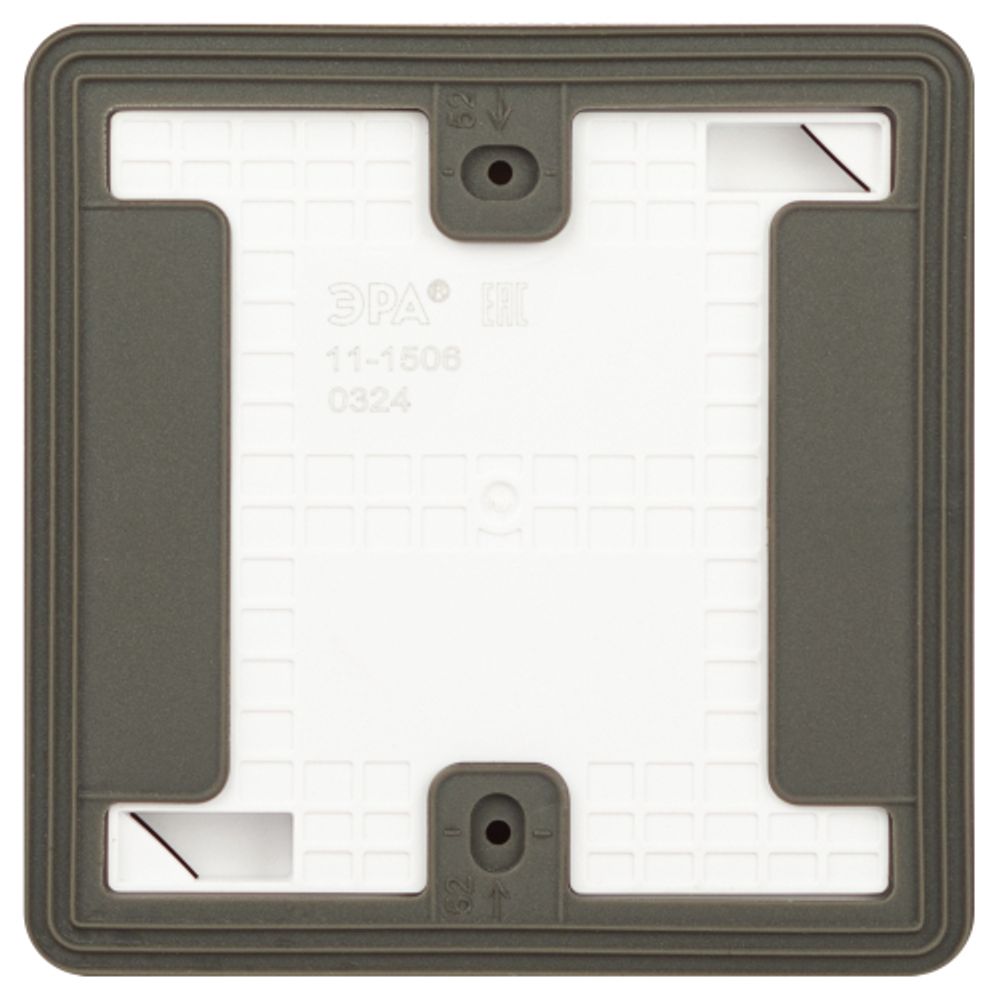 Переключатель ЭРА Эксперт 11-1506-01 двойной IP55, 10АХ-250В, ОУ, белый