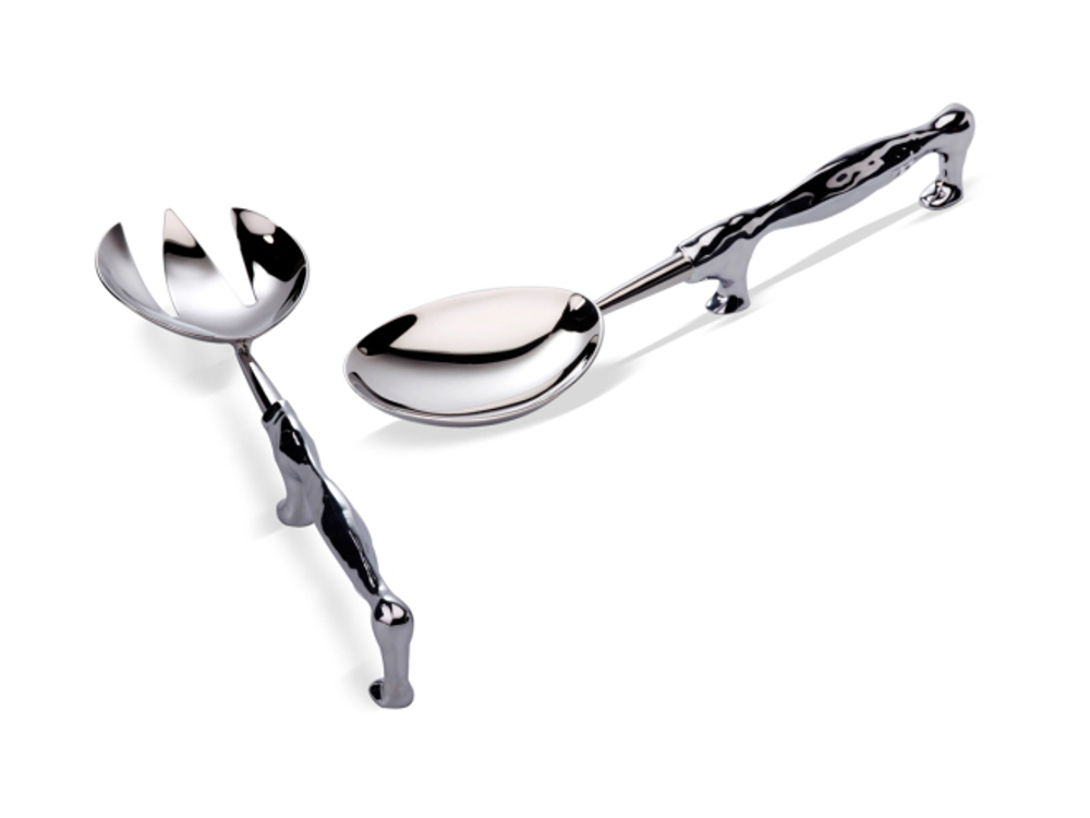 Mukul Goyal Сервировочная пара ПРИМИТИВ для салата MG078