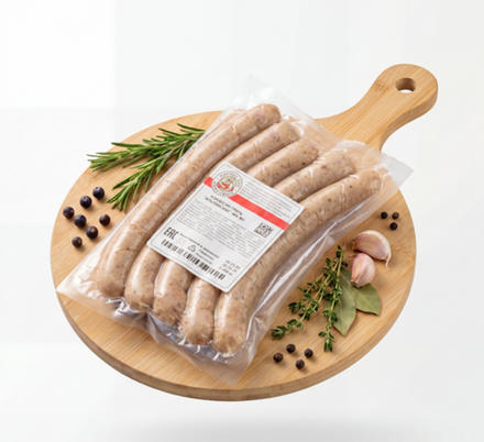 Колбаски Альпийские для гриля (*300гр), Мясной дом Ивановых