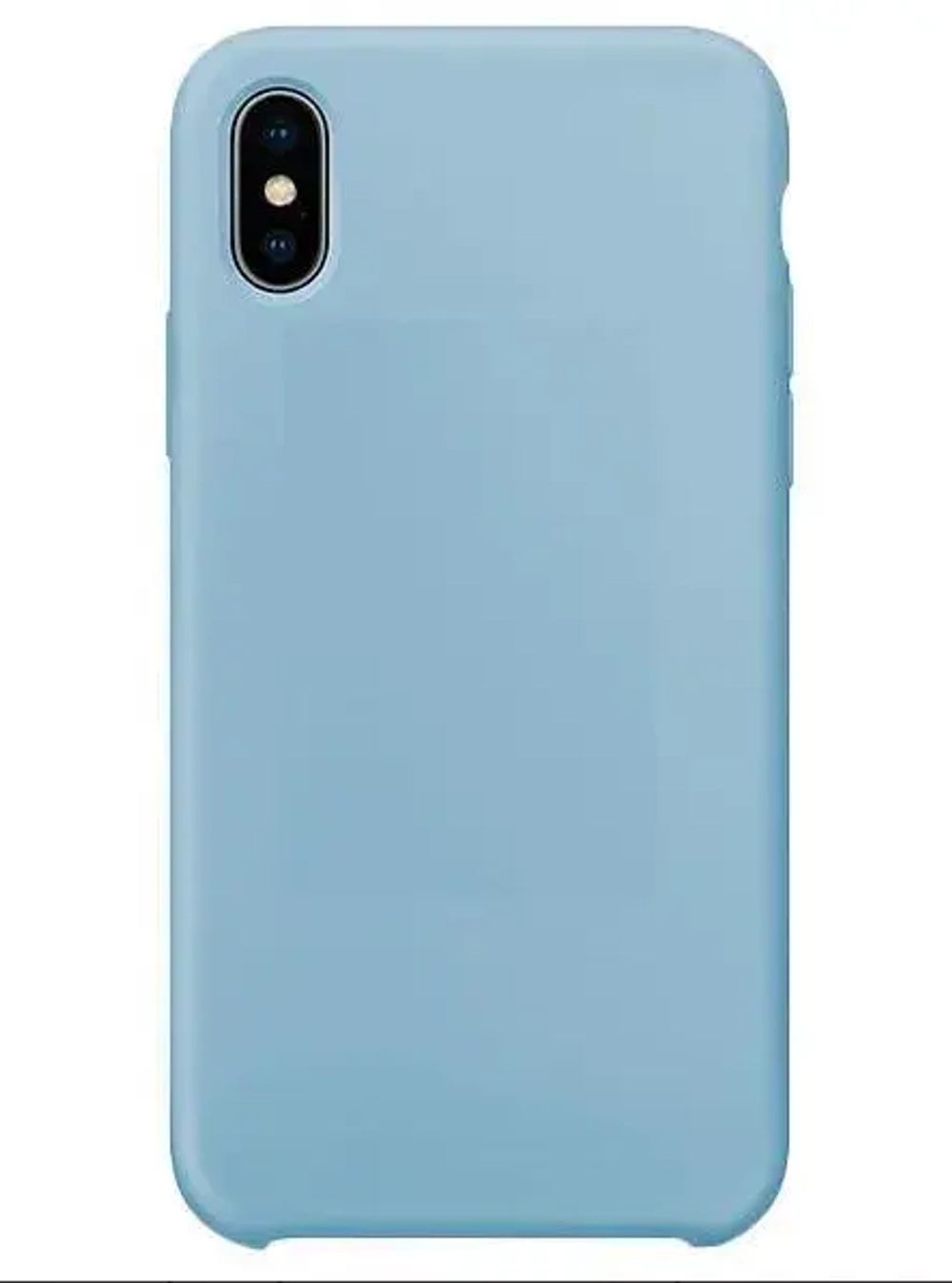 Чехол-накладка Silicone Case Series для Apple iPhone X/Xs (синий)
