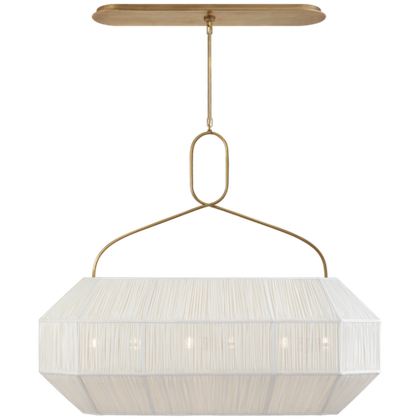 Люстра Visual Comfort Forza Medium Gathered Linear Lantern