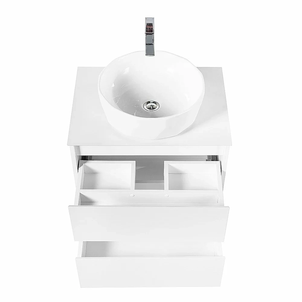 Тумба с раковиной и столешницей BelBagno KRAFT 70 Bianco Opaco