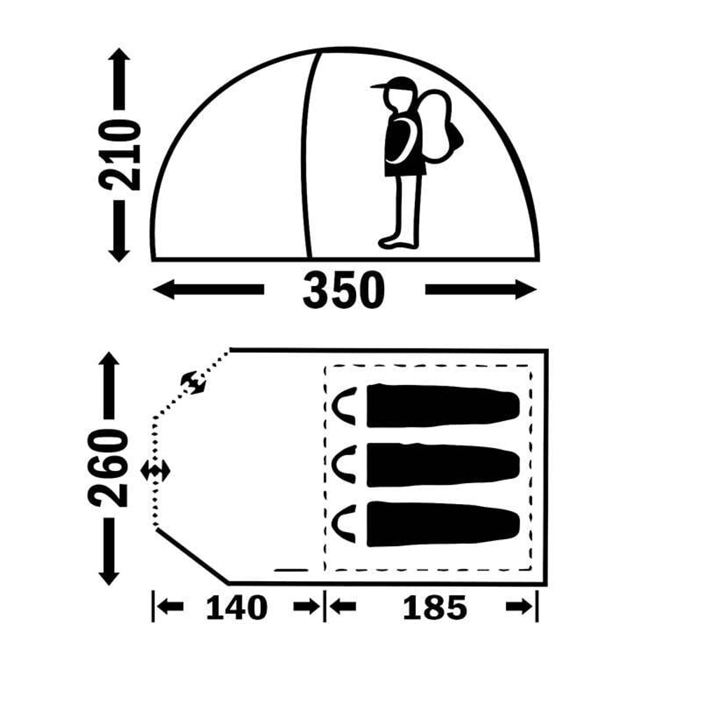 Палатка Crusoe Camp Talisman
