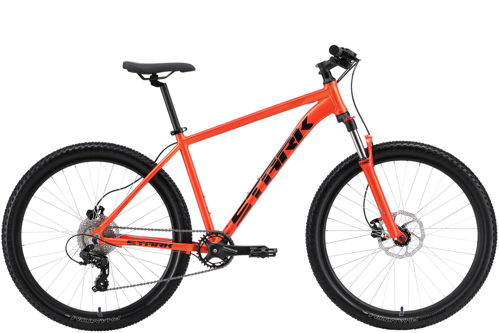 Велосипед 27,5&quot; Stark&#39;24  Hunter 27.2 HD р.16  рыжий металл/черный