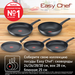 Сковорода Tefal EASY CHEF G2700423 24 см