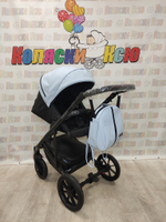 Коляска модульная Riko Basic Ozon Pastel 03 голубой