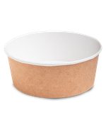 OSQ Упаковка Round Bowl крафт 1300 БЕЗ КРЫШКИ (1/35/210)