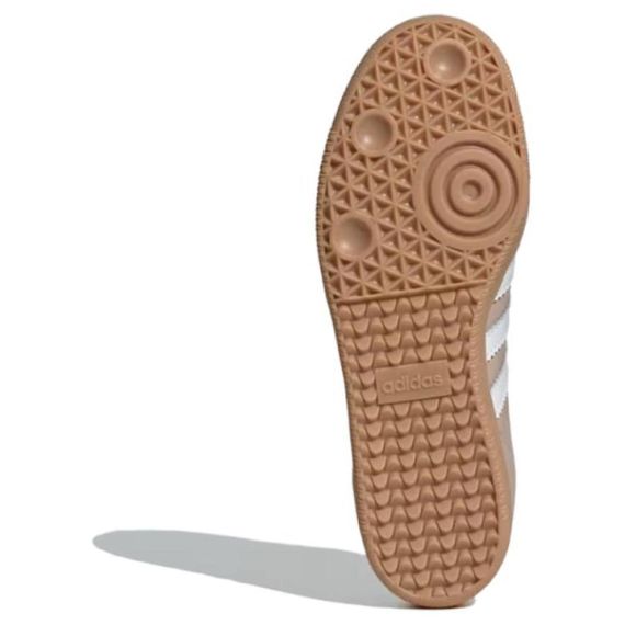 Кроссовки adidas originals SAMBA OG для скейтборда Низкие серо-коричневые женские