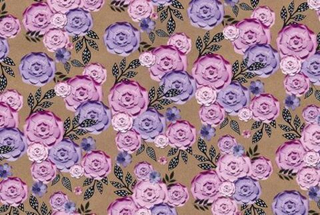 Бумага глянцевая 70*100см Бумажные цветы /1 лист